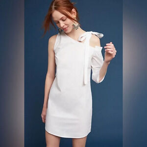 Intropia linen one sleeve tunic/ mini dress